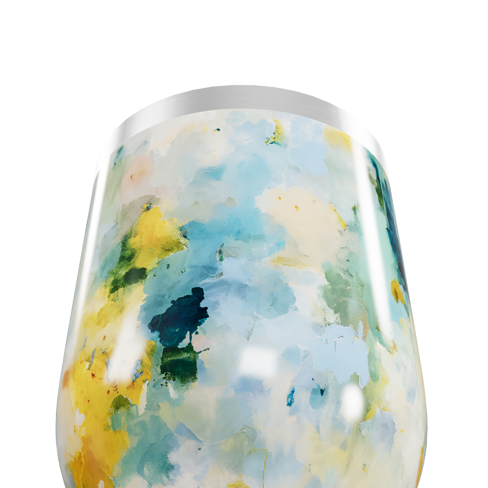 Copo Térmico Slim - Aço Inox Estampa Abstrata