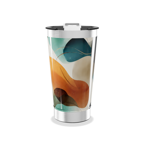 Copo Térmico - Abstrato Colorido