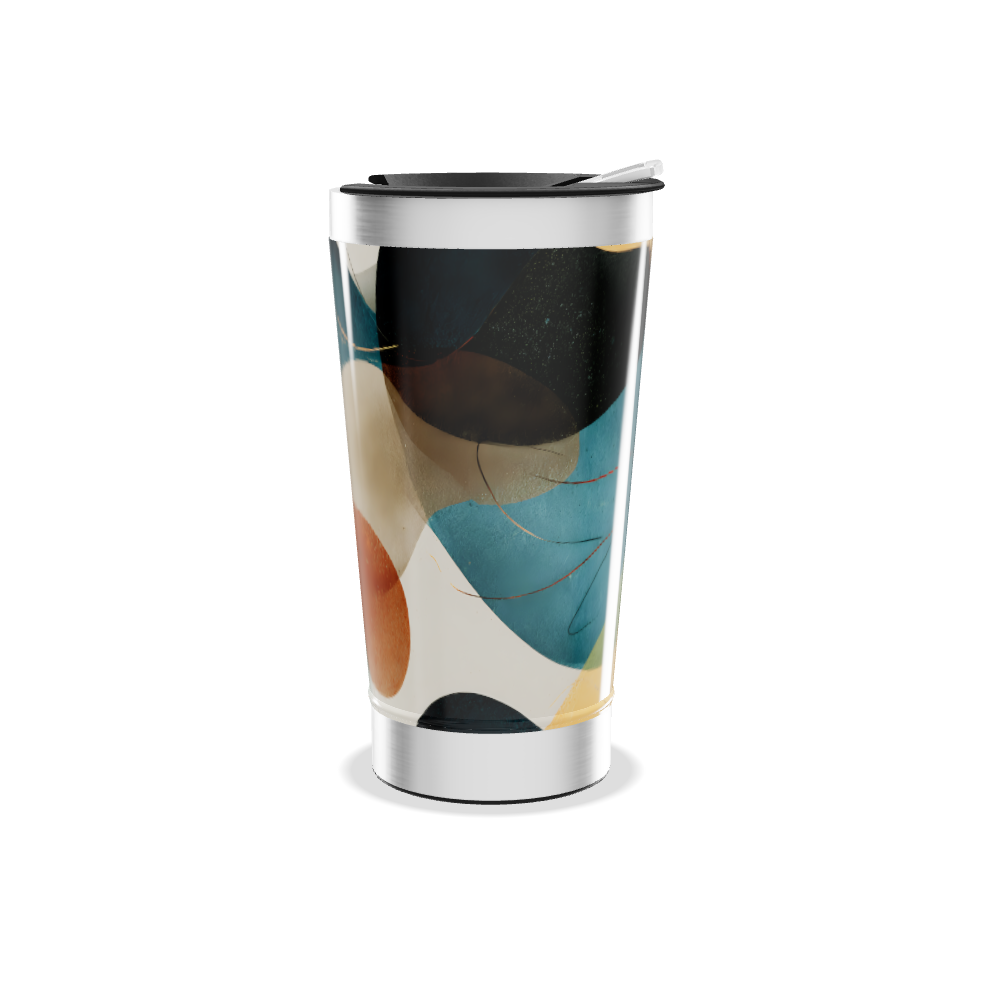 Copo Térmico - Abstrato Colorido