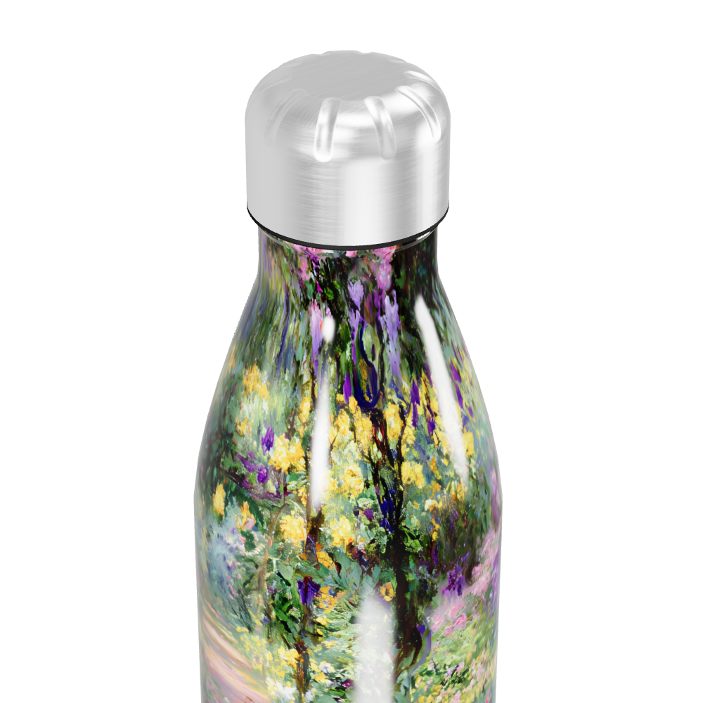 Garrafa Inox - Floral Artística 500ml