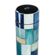 Garrafa Térmica Touch - Estampa Azul Patchwork