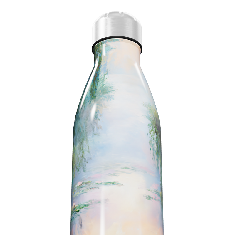 Garrafa Inox - Estampa Paisagem Colorida