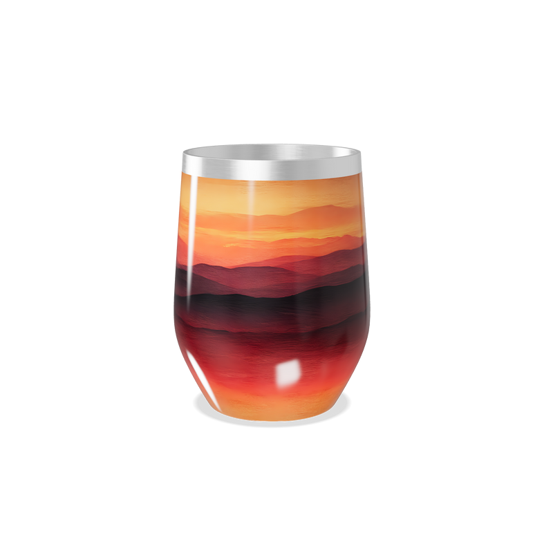 Copo Térmico Slim - Paisagem Pôr do Sol