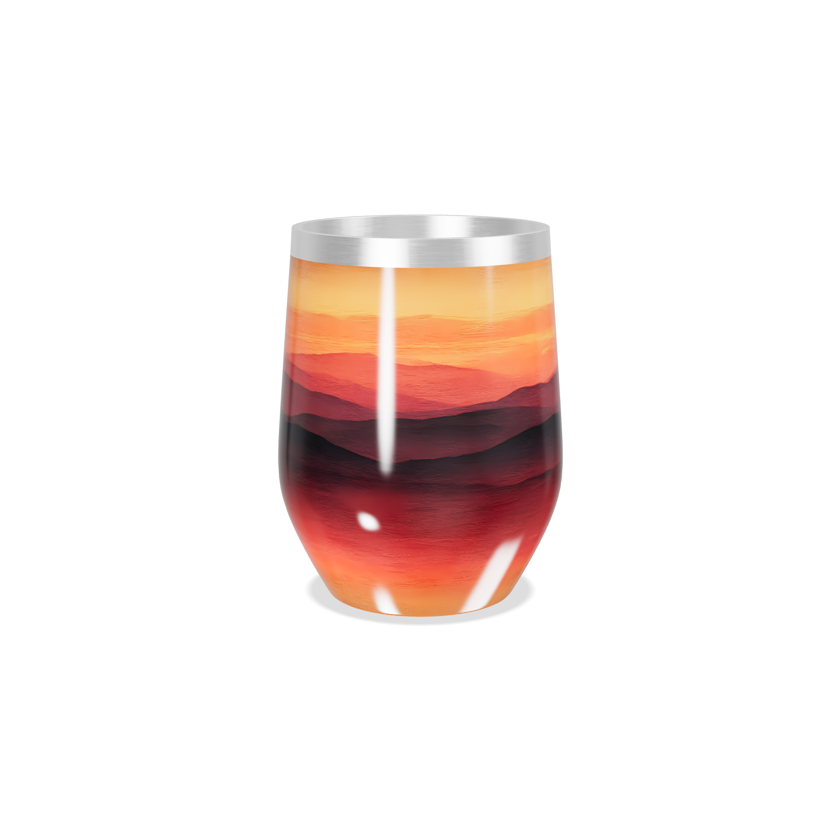 Copo Térmico Slim - Paisagem Pôr do Sol