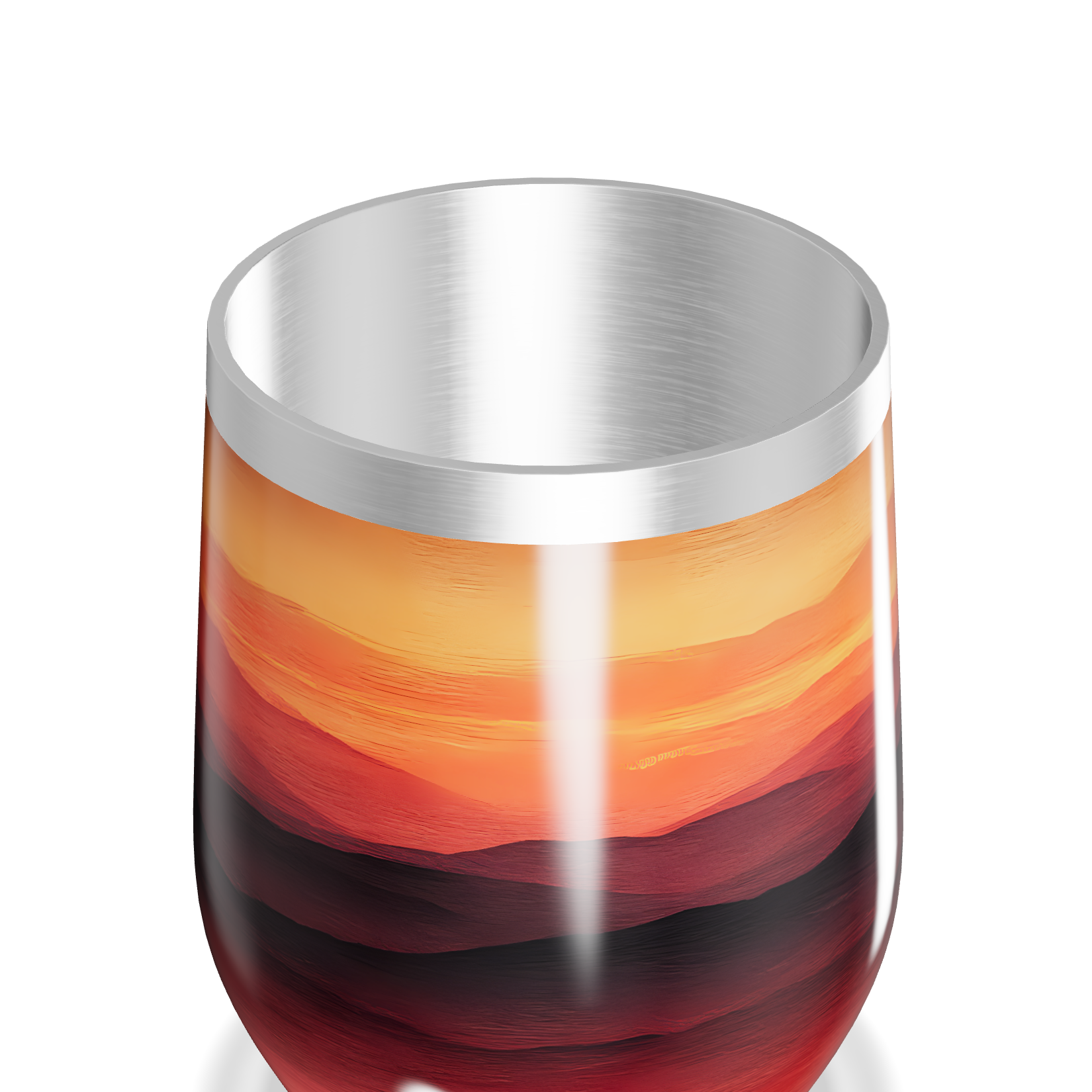 Copo Térmico Slim - Paisagem Pôr do Sol