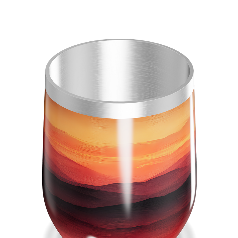 Copo Térmico Slim - Paisagem Pôr do Sol
