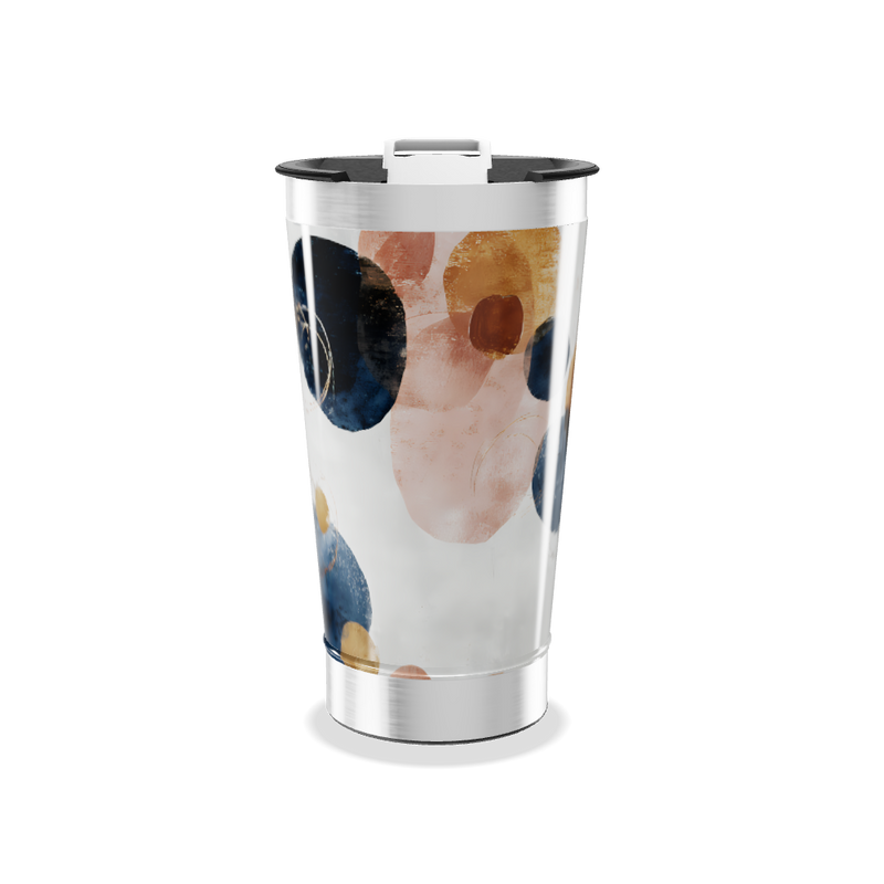 Copo Térmico - Estampa Abstrata Colorida