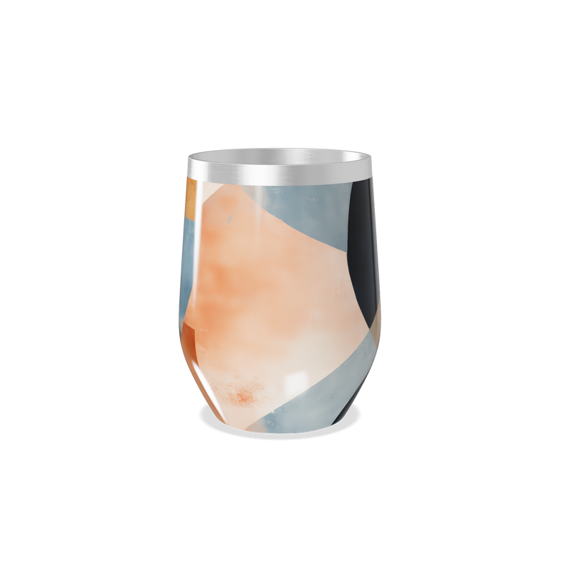 Copo Térmico Slim - Estampa Abstrata Colorida