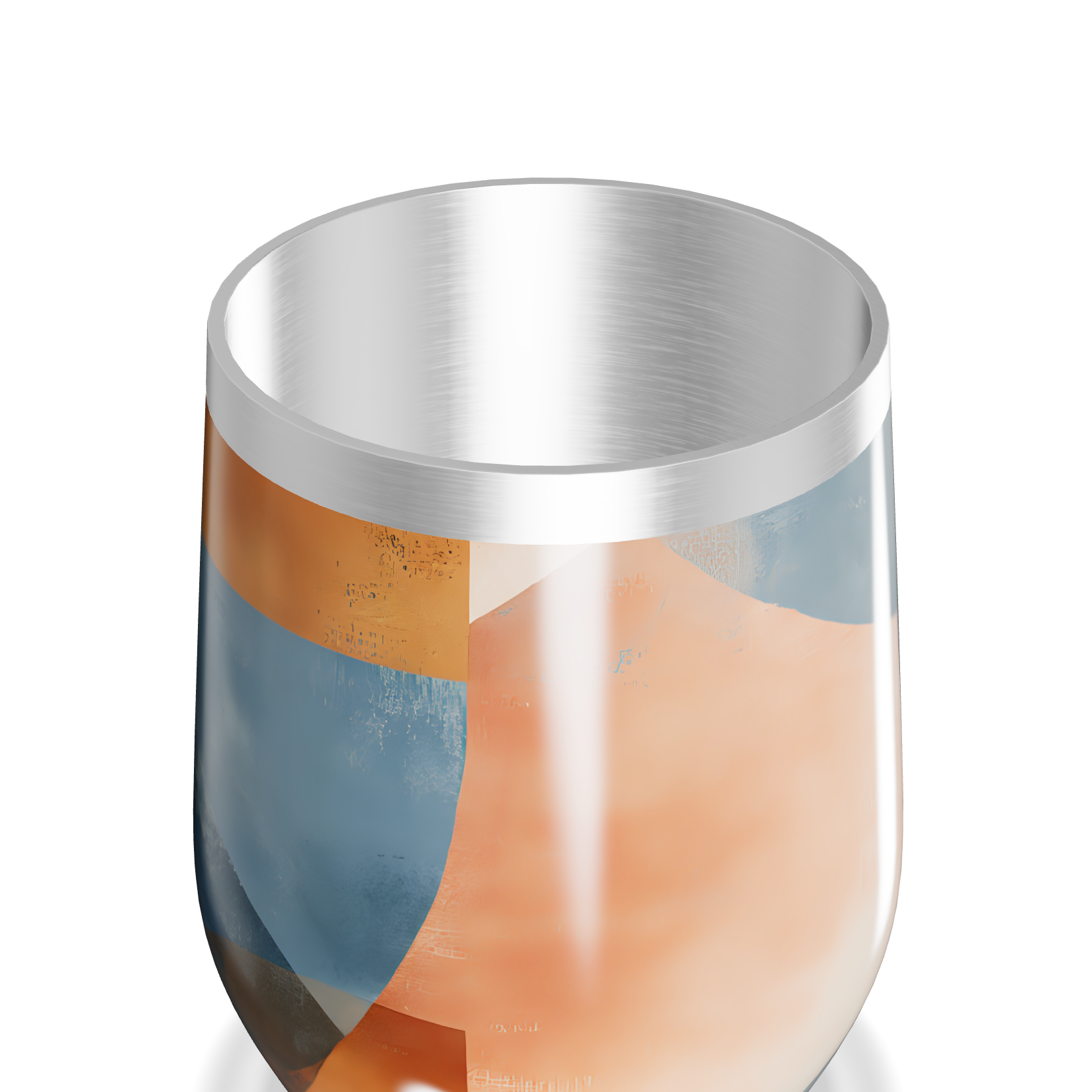 Copo Térmico Slim - Estampa Abstrata Colorida