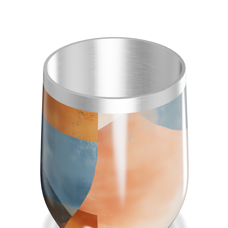 Copo Térmico Slim - Estampa Abstrata Colorida