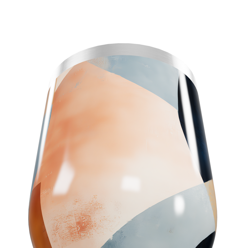 Copo Térmico Slim - Estampa Abstrata Colorida