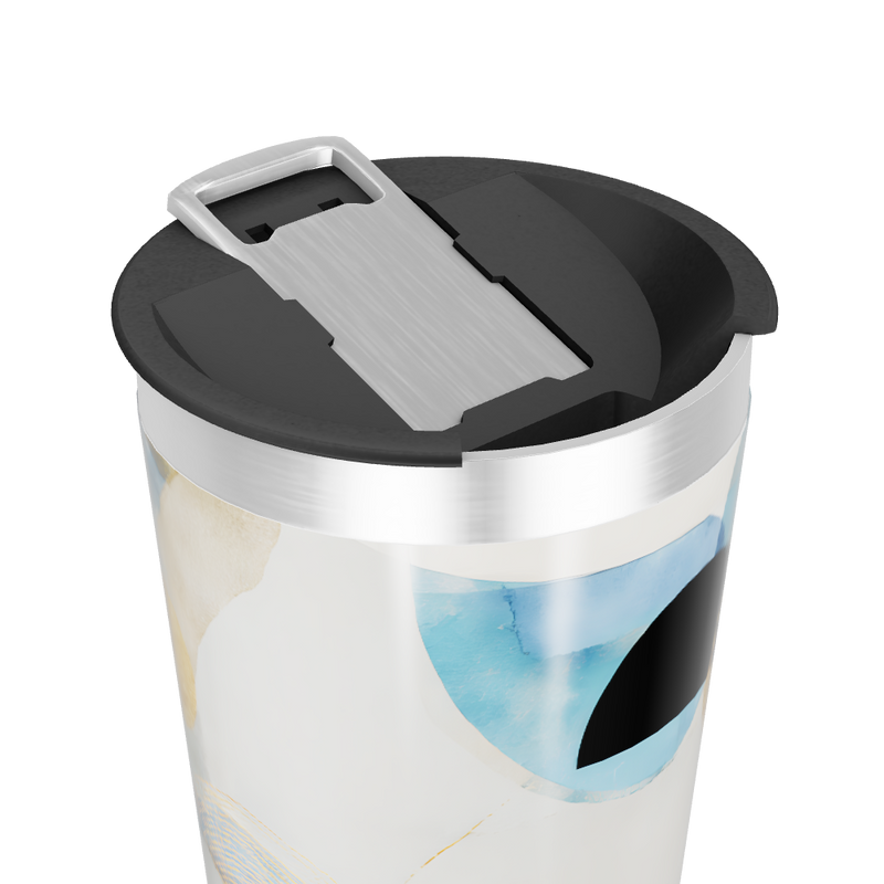 Copo Térmico - Estampa Abstrata Colorida