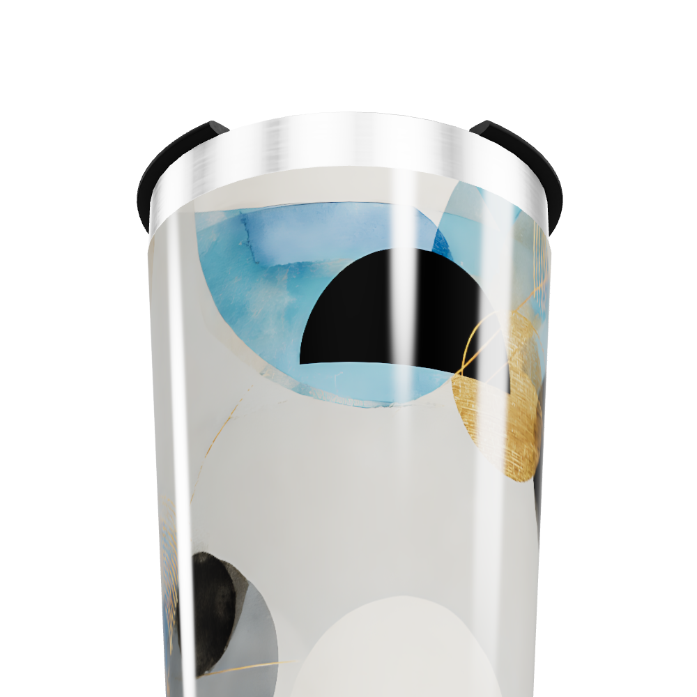 Copo Térmico - Estampa Abstrata Colorida