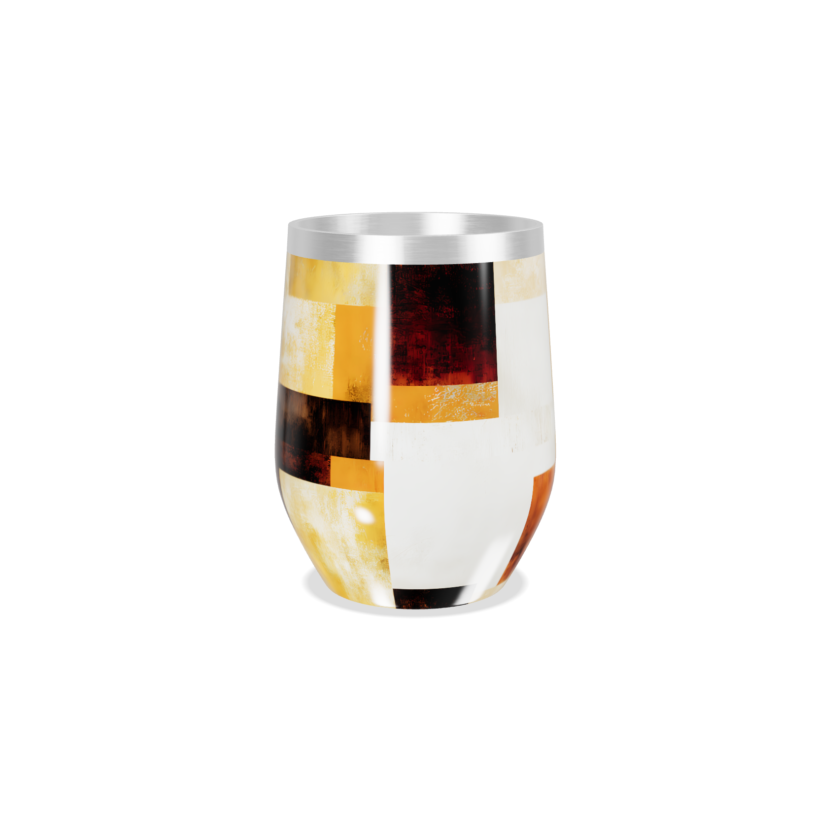 Copo Térmico Slim - Estampa Geométrica Colorida