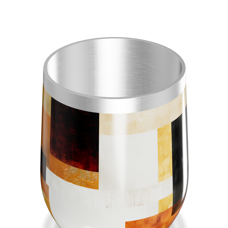 Copo Térmico Slim - Estampa Geométrica Colorida