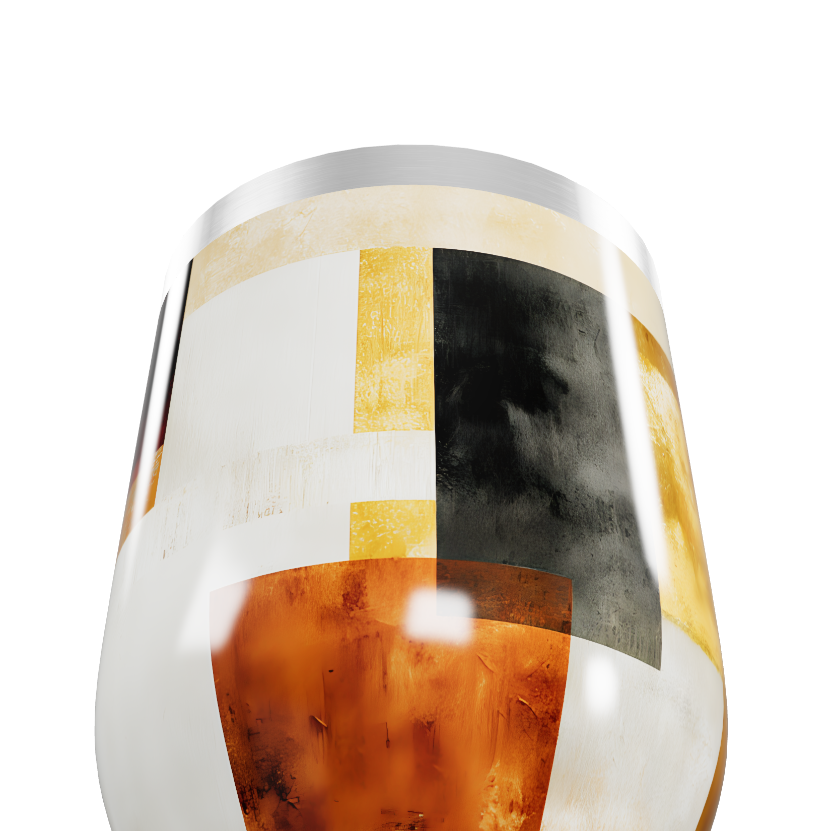 Copo Térmico Slim - Estampa Geométrica Colorida