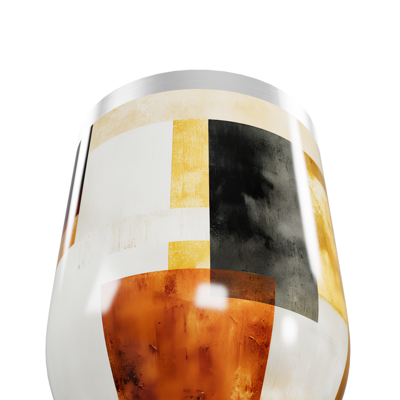 Copo Térmico Slim - Estampa Geométrica Colorida