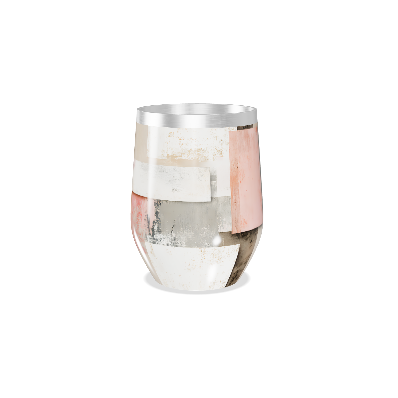 Copo Térmico Slim - Estampa Geométrica Colorida