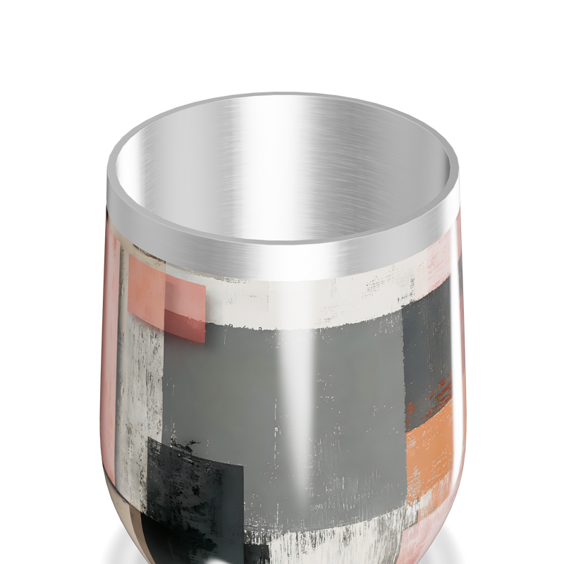 Copo Térmico Slim - Estampa Geométrica Colorida