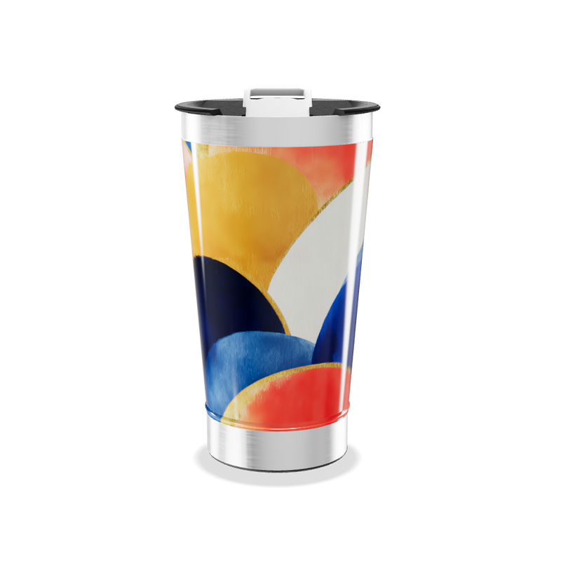 Copo Térmico - Estampa Colorida Aço Inox