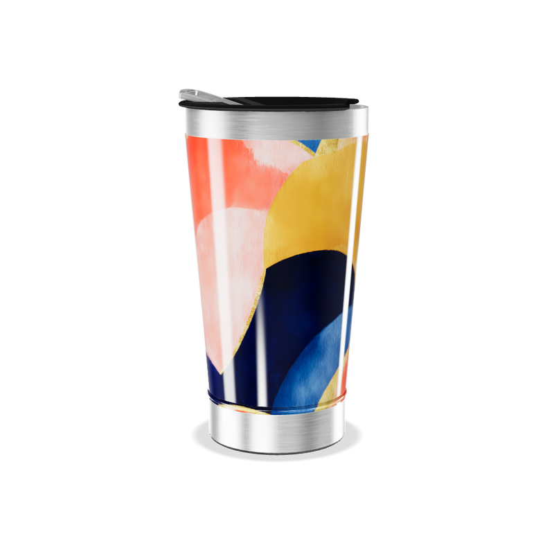 Copo Térmico - Estampa Colorida Aço Inox