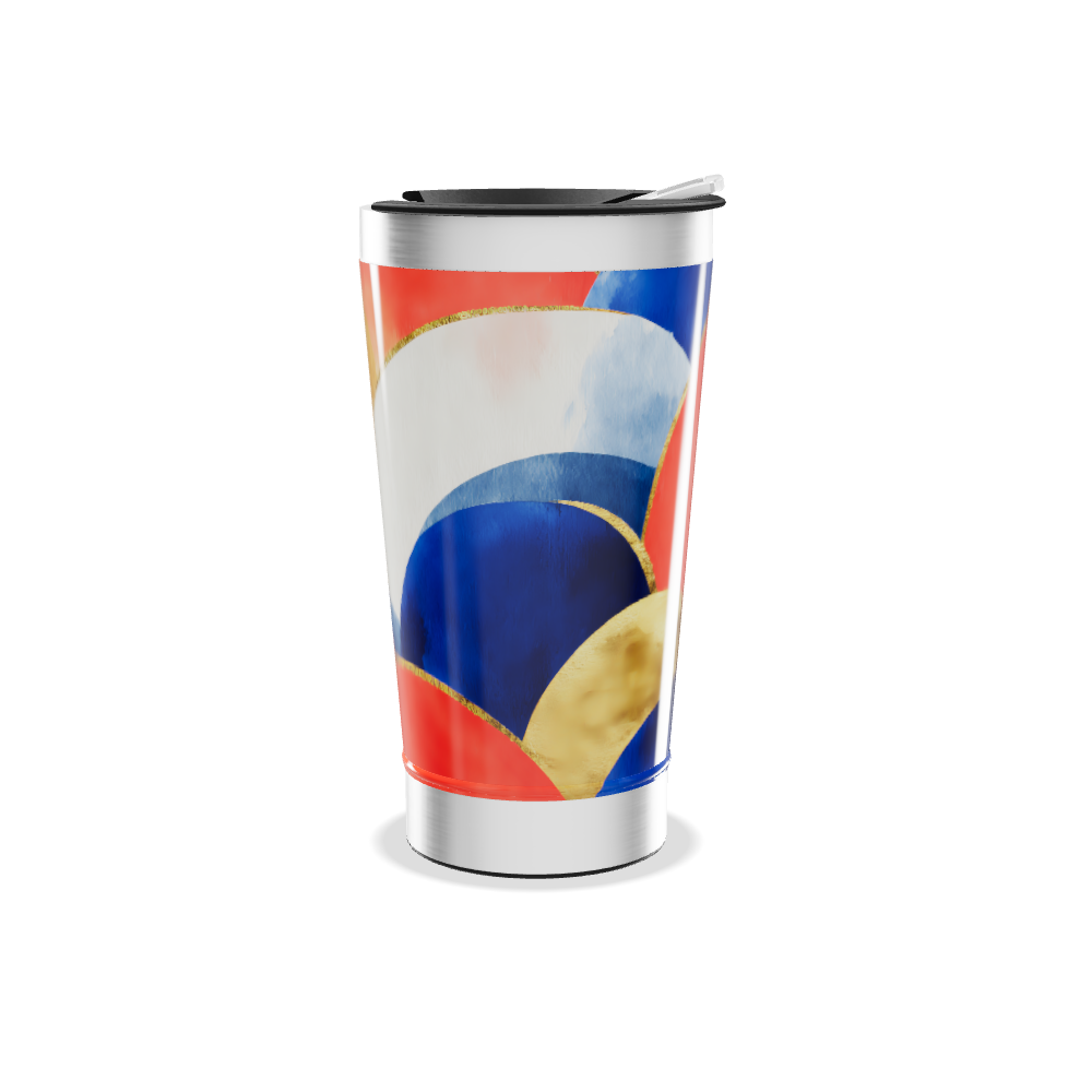 Copo Térmico - Estampa Colorida Aço Inox
