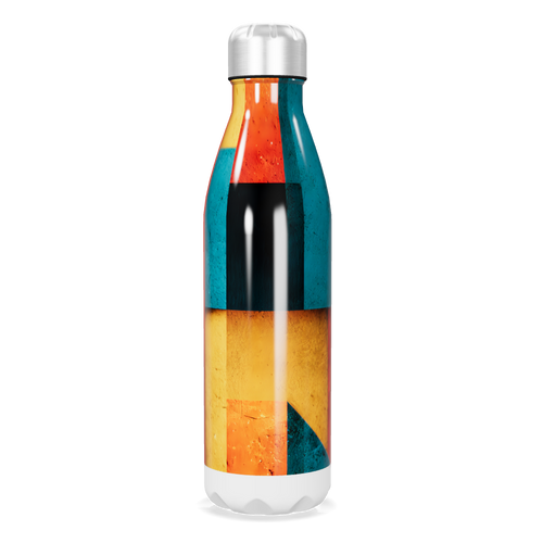 Garrafa Inox Estampada Colorida 500ml