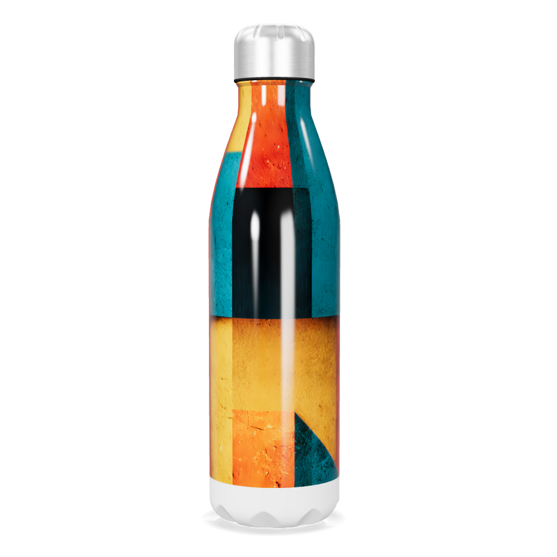 Garrafa Inox Estampada Colorida 500ml