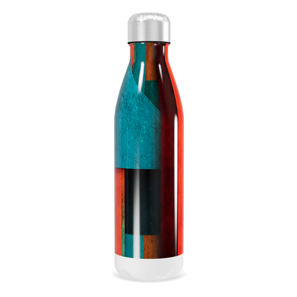 Garrafa Inox Estampada Colorida 500ml