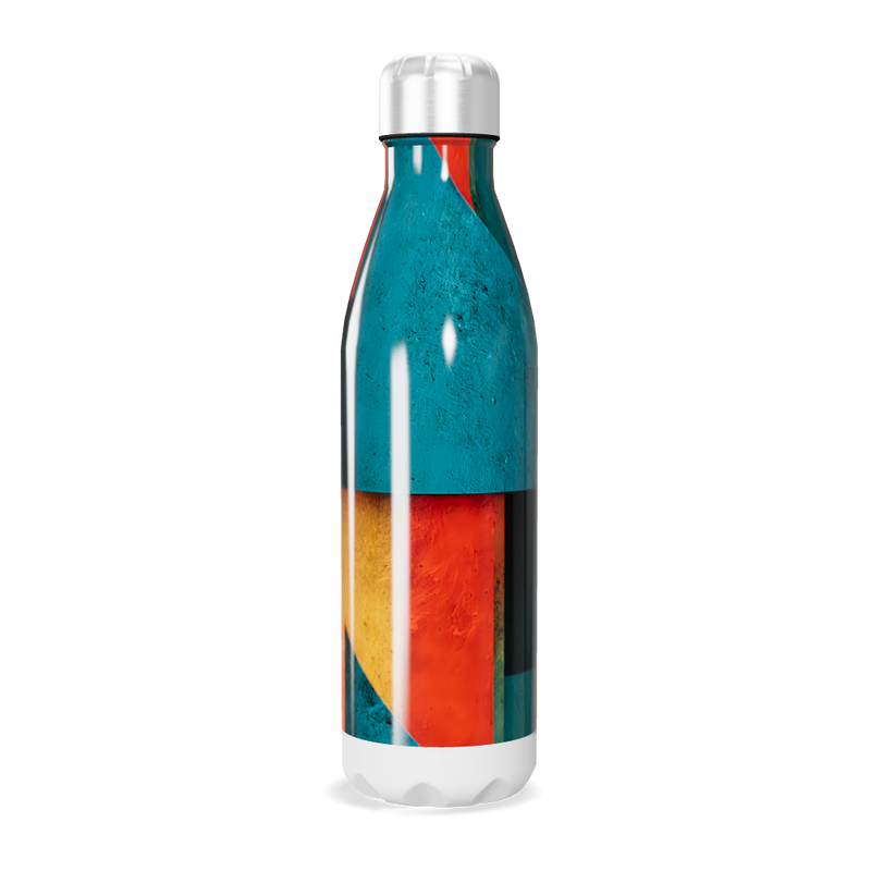 Garrafa Inox Estampada Colorida 500ml