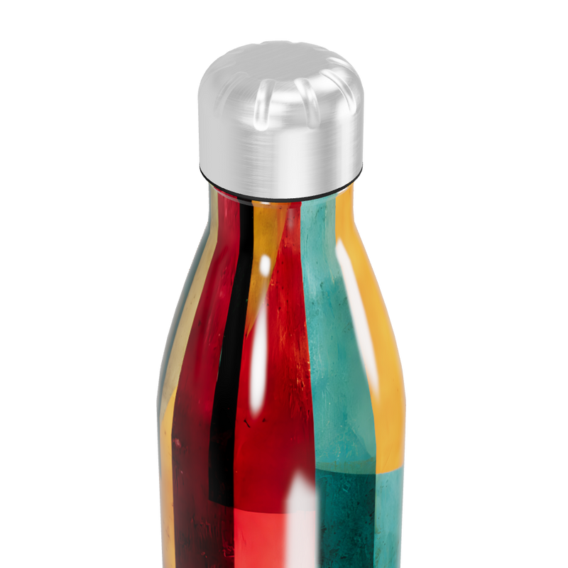 Garrafa Inox - Estampa Colorida Geométrica