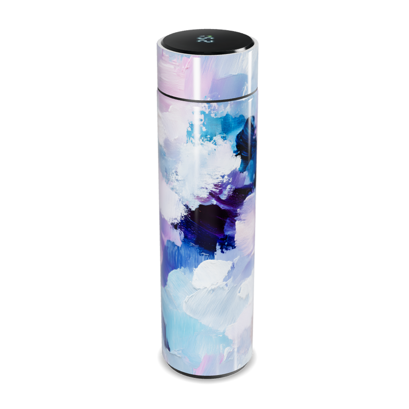 Garrafa Térmica Touch - Estampa Abstrata Colorida