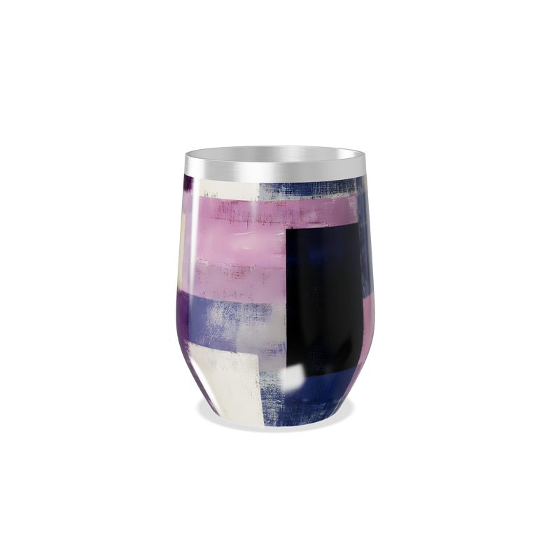 Copo Térmico Slim - Estampa Geométrica Colorida