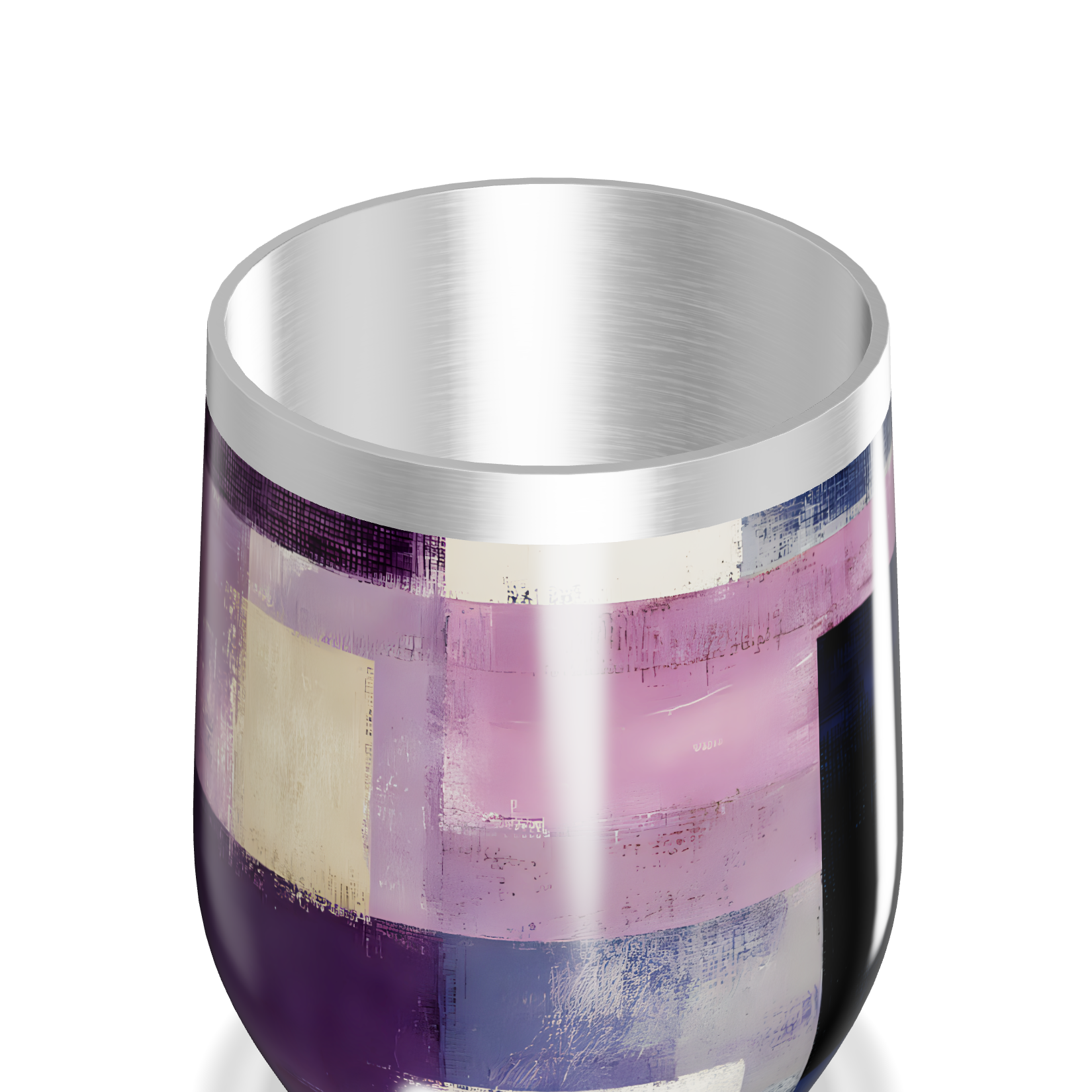 Copo Térmico Slim - Estampa Geométrica Colorida