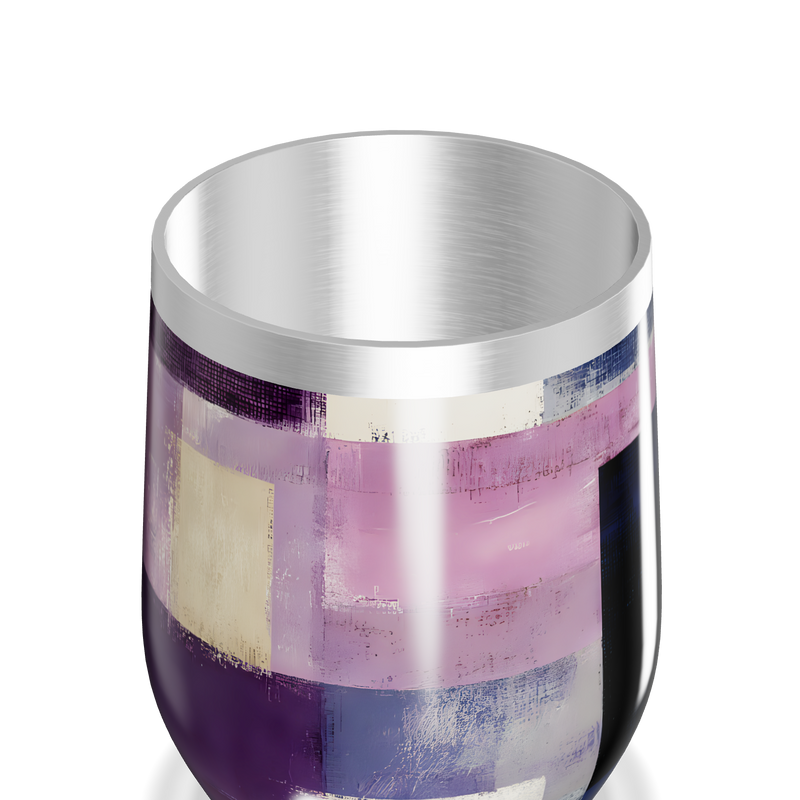 Copo Térmico Slim - Estampa Geométrica Colorida