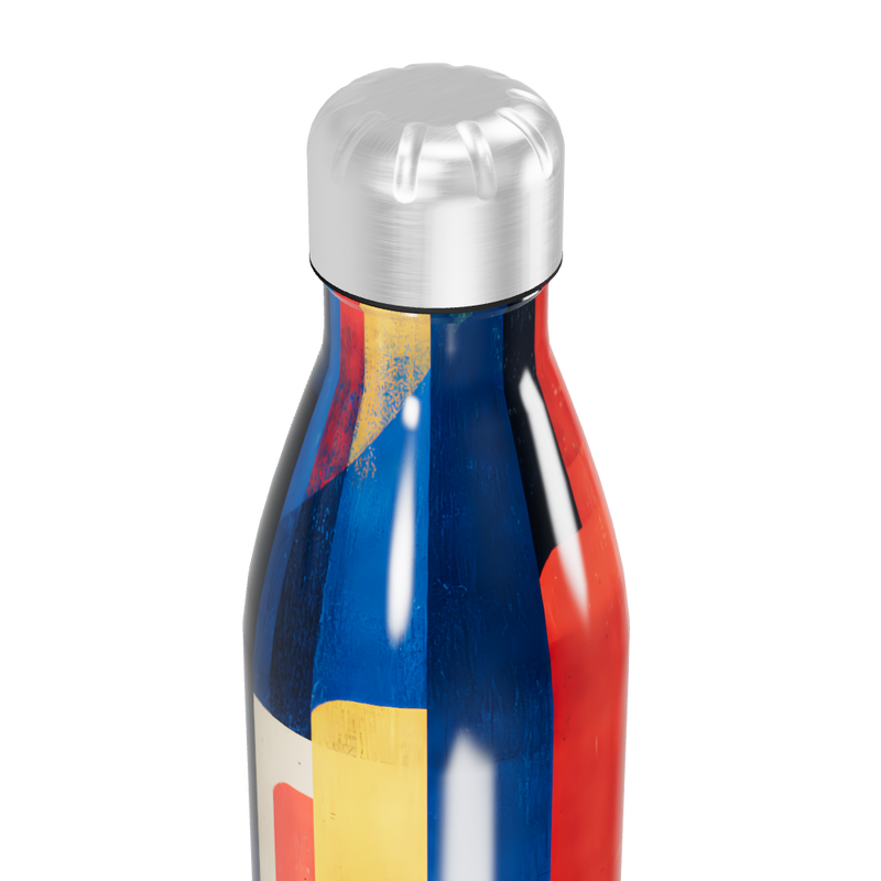 Garrafa Inox - Estampa Colorida Geométrica