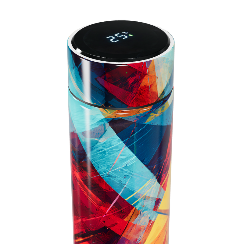 Garrafa Térmica Touch - Colorida com Display Digital