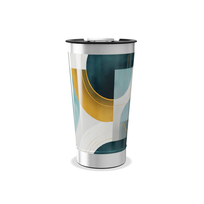 Copo Térmico - Estampa Geométrica Colorida