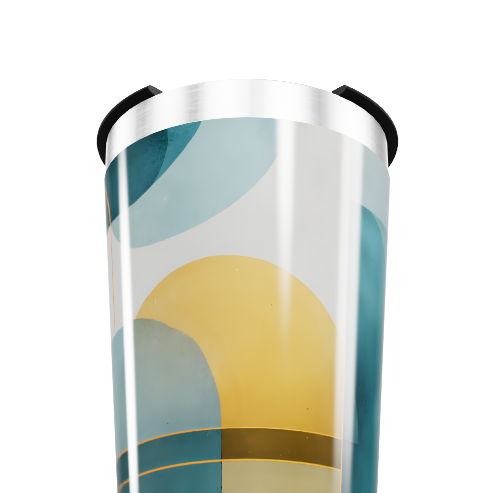 Copo Térmico - Estampa Geométrica Colorida