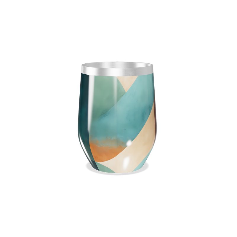 Copo Térmico Slim - Estampa Geométrica Colorida