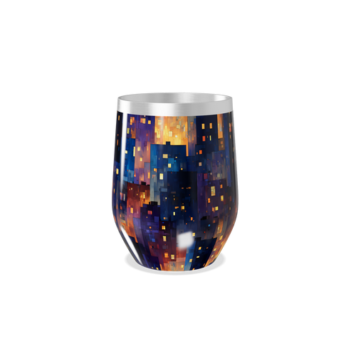 Copo Térmico Slim - Estampa Noturna Colorida