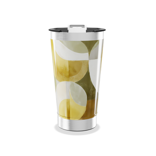 Copo Térmico - Estampa Abstrata Colorida