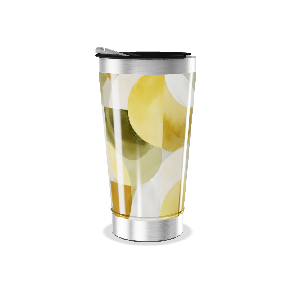 Copo Térmico - Estampa Abstrata Colorida