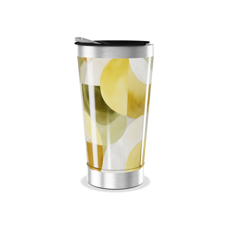 Copo Térmico - Estampa Abstrata Colorida