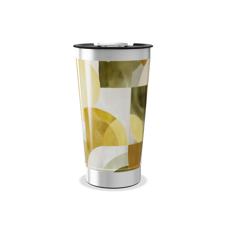 Copo Térmico - Estampa Abstrata Colorida
