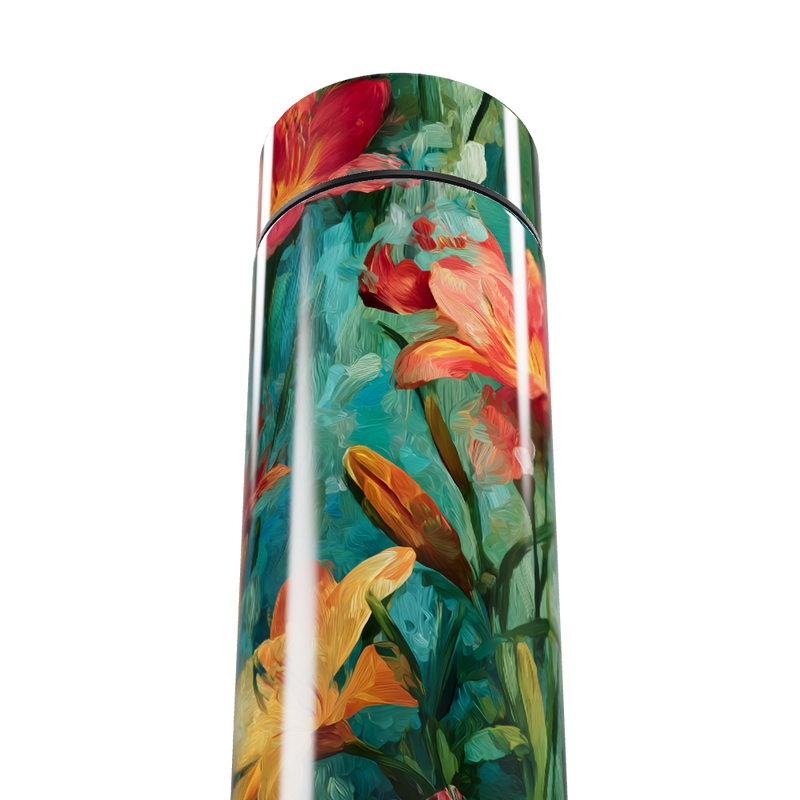 Garrafa Térmica Touch - Flores Coloridas