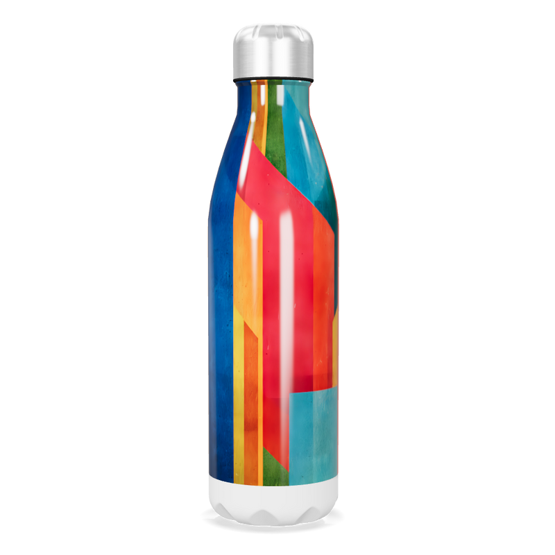Garrafa Inox - Estampa Multicolorida