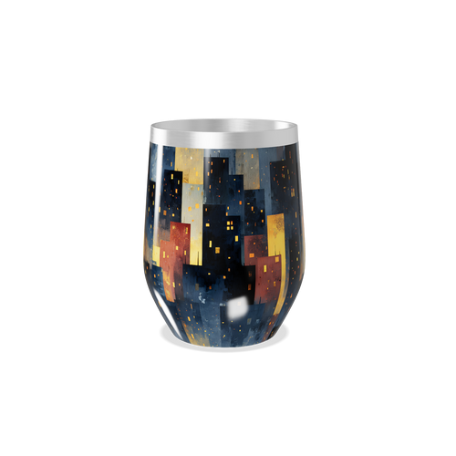 Copo Térmico Slim - Estampa Noturna Colorida