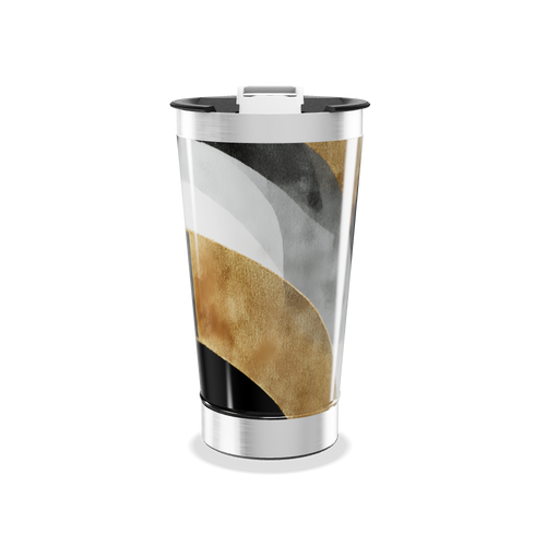 Copo Térmico - Estampa Abstrata Colorida