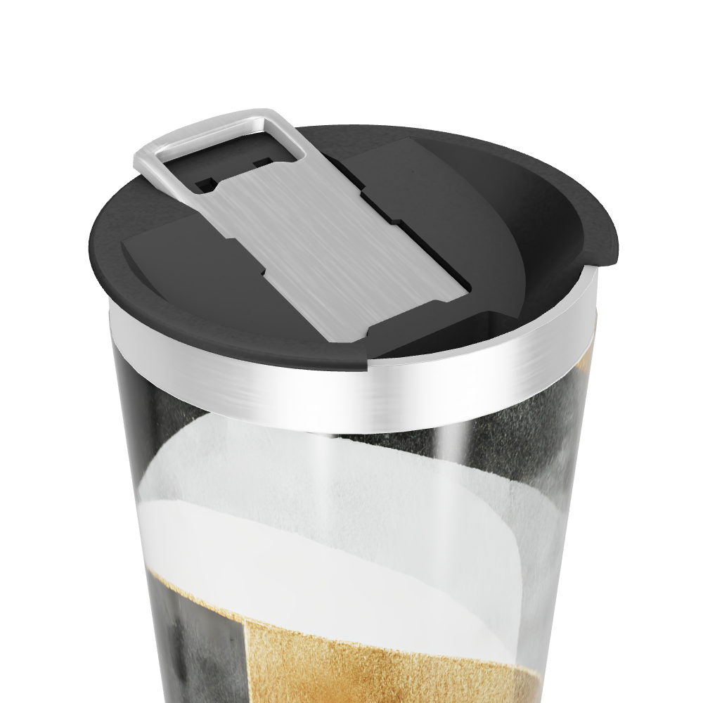 Copo Térmico - Estampa Abstrata Colorida